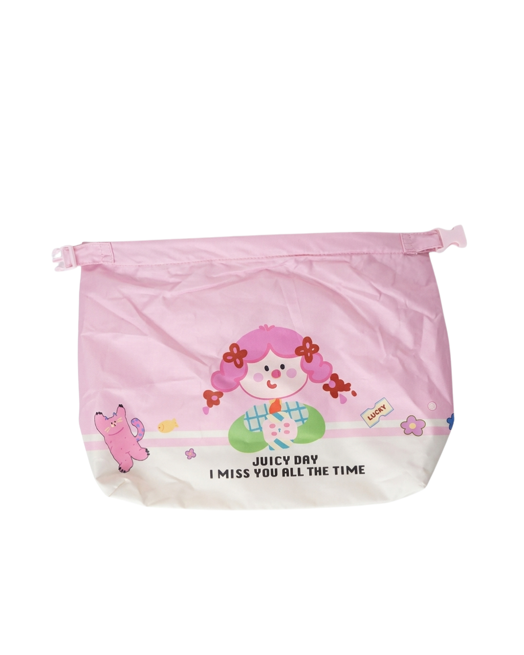 Pink Umbrella Compact Folding with Matching Carry Purse, for Women, Girls and Teens, Rain and Sun Protection