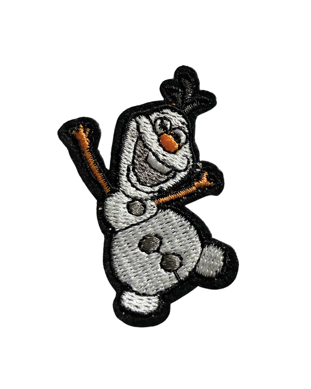 Snowman - Premium Embroidered Iron-On Patch for Clothes, Bags, Jackets, Jeans & Caps | Cute Cartoon, Animal & Aesthetic Badge | DIY Fabric Repair & Decoration
