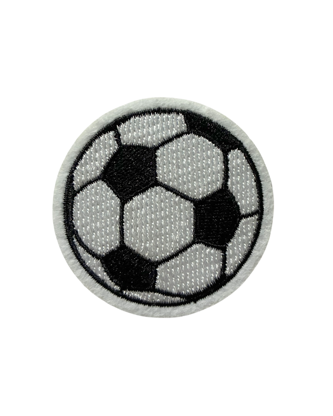 Football-Premium Embroidered Iron-On Patch for Clothes, Bags, Jackets, Jeans & Caps | Cute Cartoon, Animal & Aesthetic Badge | DIY Fabric Repair & Decoration