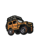 Car Premium Embroidered Iron-On Patch for Clothes, Bags, Jackets, Jeans & Caps | Cute Cartoon, Animal & Aesthetic Badge | DIY Fabric Repair & Decoration