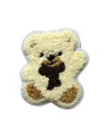 Teddy Premium Embroidered Iron-On Patch for Clothes, Bags, Jackets, Jeans & Caps | Cute Cartoon, Animal & Aesthetic Badge | DIY Fabric Repair & Decoration