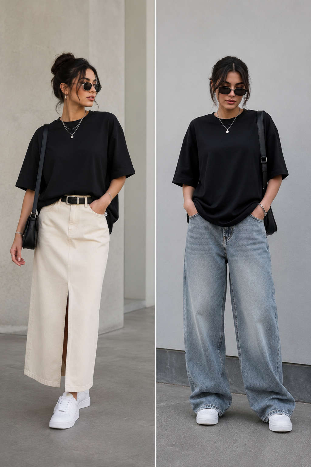 Black 100% Cotton Oversized T-Shirt Unisex Drop Shoulder 280 GSM | Premium Heavyweight Cotton | Relaxed Fit | Unisex Streetwear