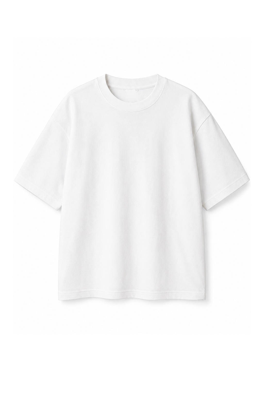 White 100% Cotton Oversized T-Shirt Unisex Drop Shoulder 280 GSM | Premium Heavyweight Cotton | Relaxed Fit | Unisex Streetwear (Copy)