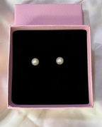 Set of 2 Korean Style Butterfly & Pearl Earrings Set for Women | Golden Minimal Mismatch Earrings